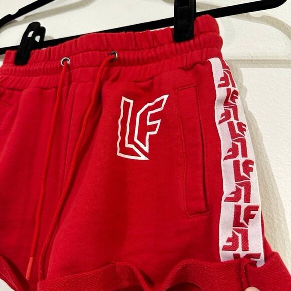 LF The Brand Red Shorts - Picture 5 of 7